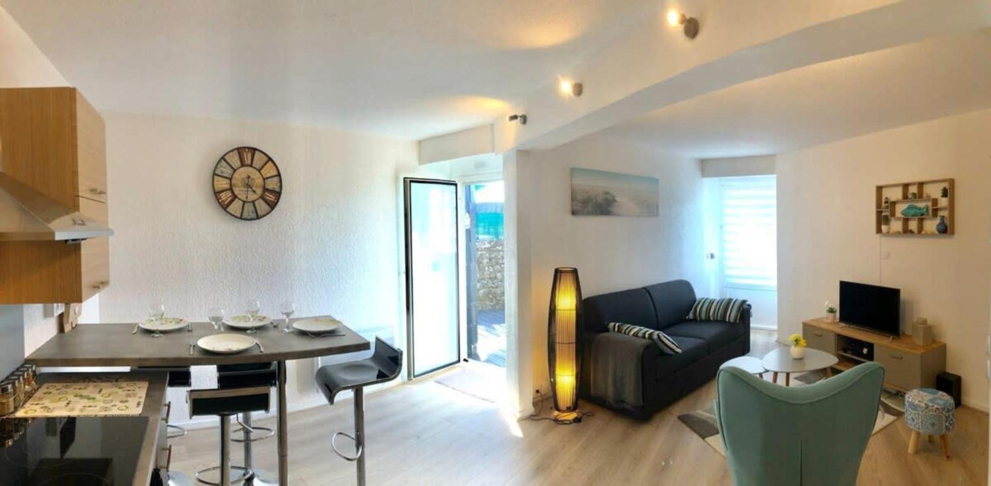 Jolie Maisonnette Cosy Bord De Mer Terrasse Guidel Buitenkant foto